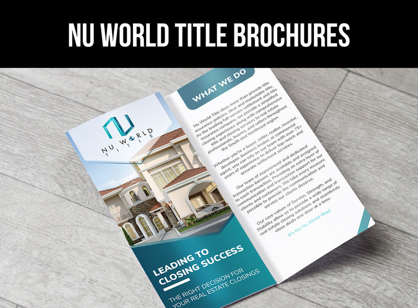 Nu World Title Brochures