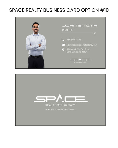 Space Real Estate Business Cards