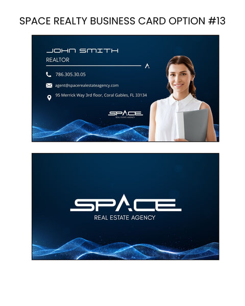 Space Real Estate Business Cards