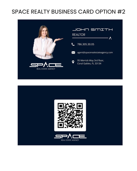 Space Real Estate Business Cards