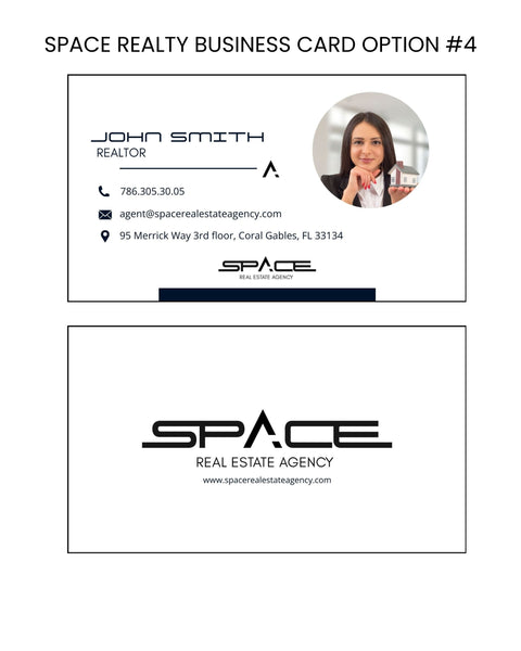 Space Real Estate Business Cards