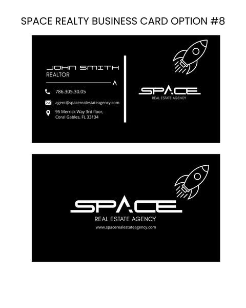 Space Real Estate Business Cards