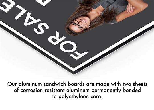 Beyond Real Estate Listing Signs: Thick 3mm Aluminum Boards