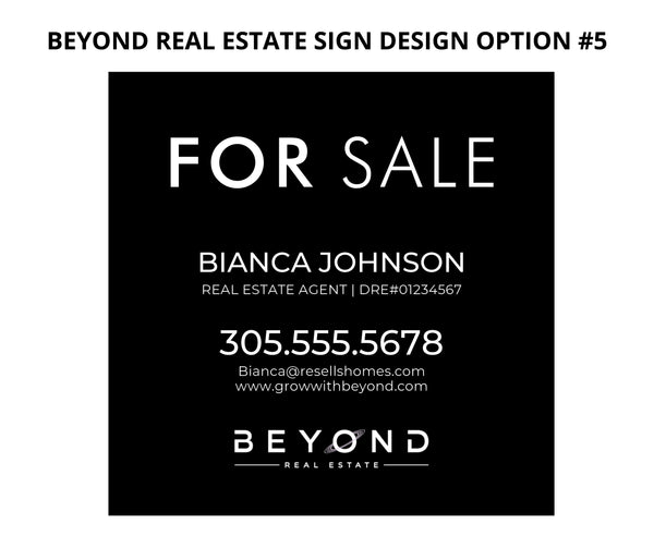 Beyond Real Estate Listing Signs: Thick 3mm Aluminum Boards