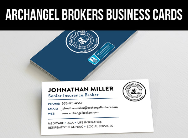 Archangel Brokers Business Cards