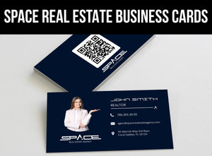 Space Real Estate Business Cards