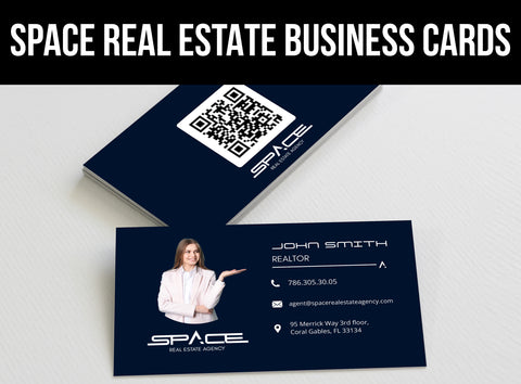 Space Real Estate Business Cards