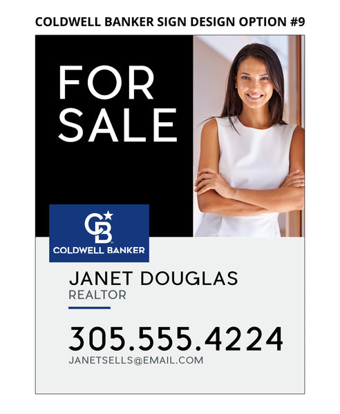 Coldwell Banker Real Estate Signs: Aluminum Boards - As low as $45 each