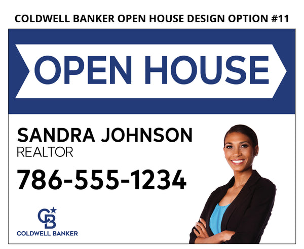Coldwell Banker Open House Signs: Coroplast - As low as $15 each*