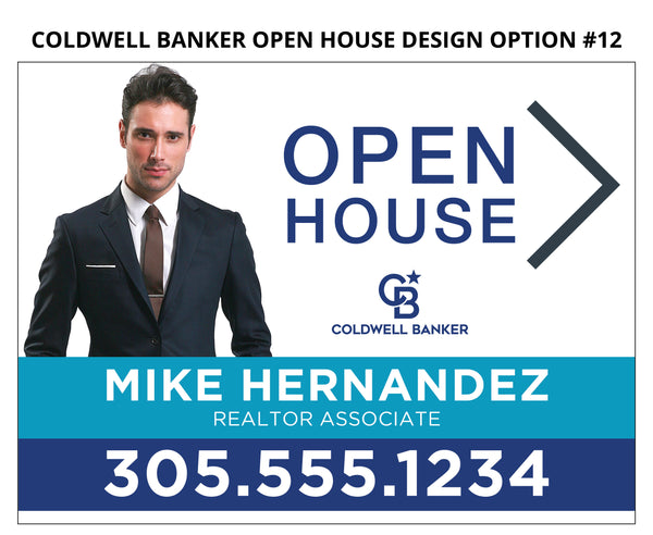 Coldwell Banker Open House Signs: Coroplast - As low as $15 each*