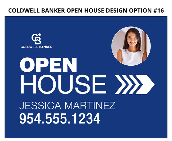 Coldwell Banker Open House Signs: Coroplast - As low as $15 each*