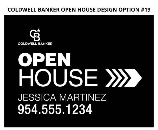 Coldwell Banker Open House Signs: Coroplast - As low as $15 each*