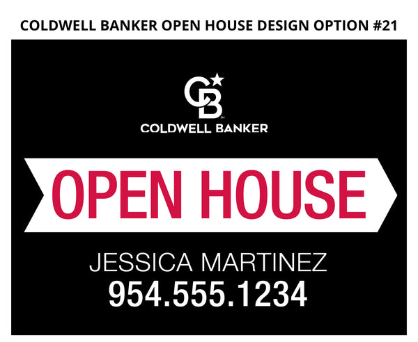 Coldwell Banker Open House Signs: Coroplast - As low as $15 each*