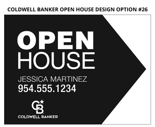 Coldwell Banker Open House Signs: Coroplast - As low as $15 each*