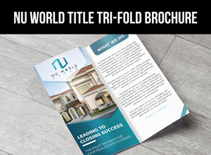 Nu World Title: Tri-fold Brochures
