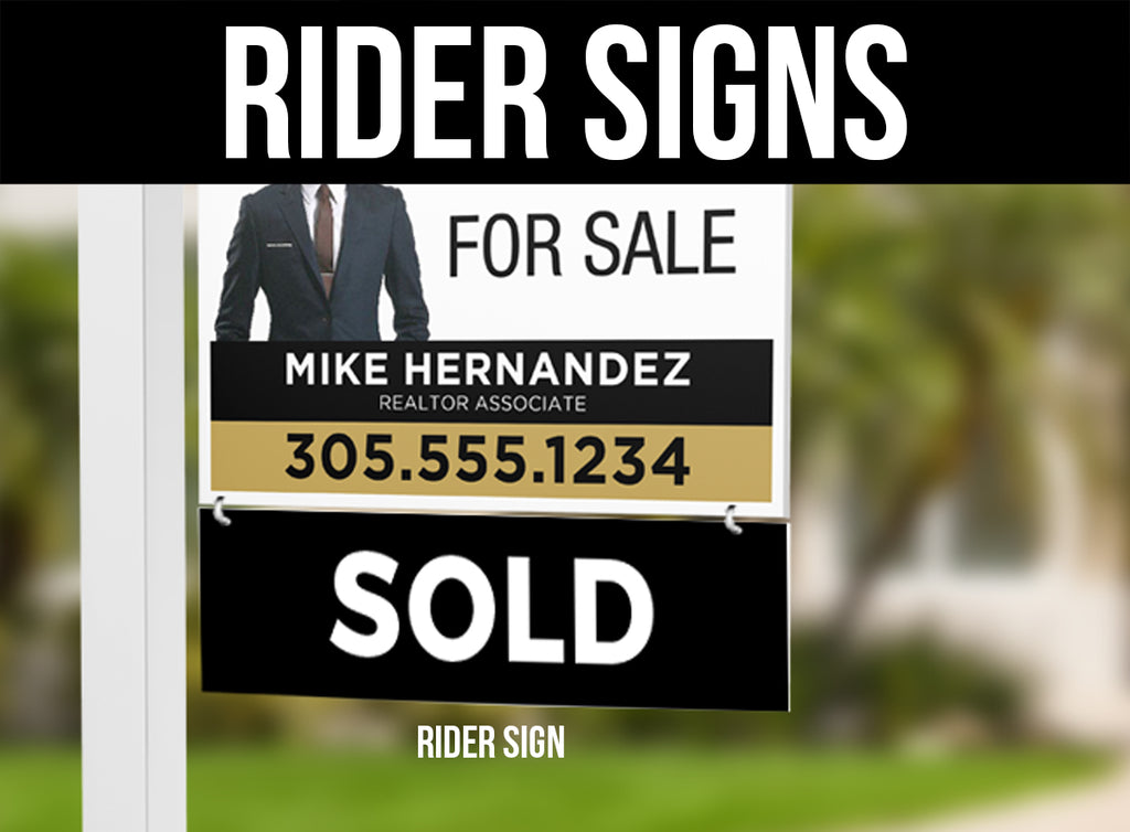Center Rider Sign Real Estate Rider Signs Property Sign Accs – Realtor Printing