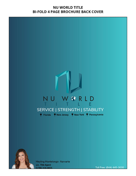 Nu World Title: Bi-fold Brochures
