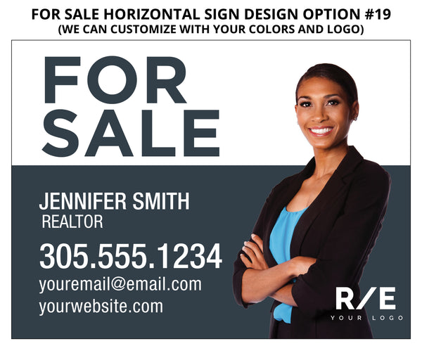 24"X18" Real Estate Signs: Aluminum Boards - As low as $45 each
