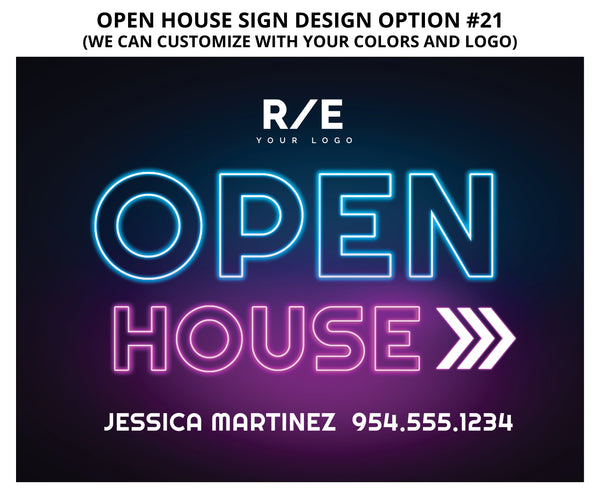 Open House Signs: 4mm Coroplast - As low as $15 each