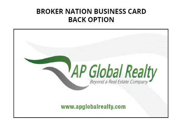 AP Global Business Cards: 16pt Silk Laminated
