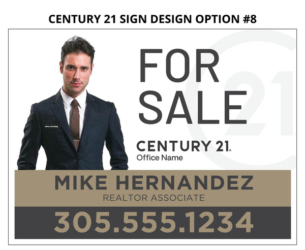 Century 21 24"X18" Real Estate Signs: Aluminum Boards - As low as $45 each