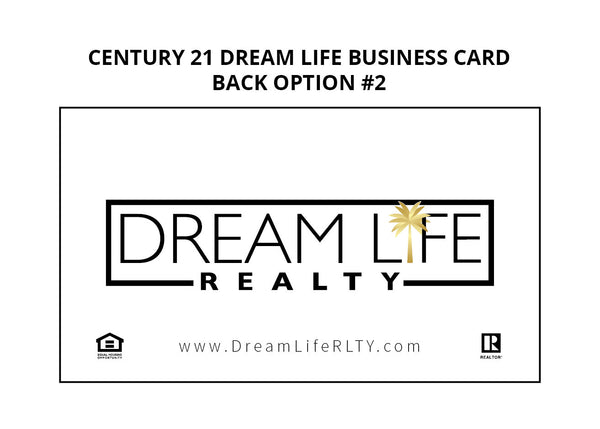 Dreamlife Business Cards: 16pt Silk Laminated