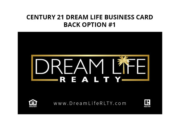 Dreamlife Business Cards: 16pt Silk Laminated