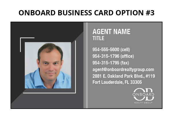 Onboard Business Cards: 16pt Silk Laminated