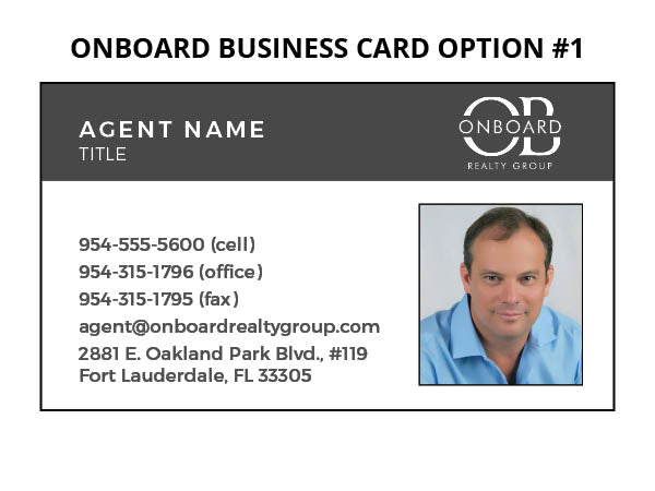 Onboard Business Cards: 16pt Matte