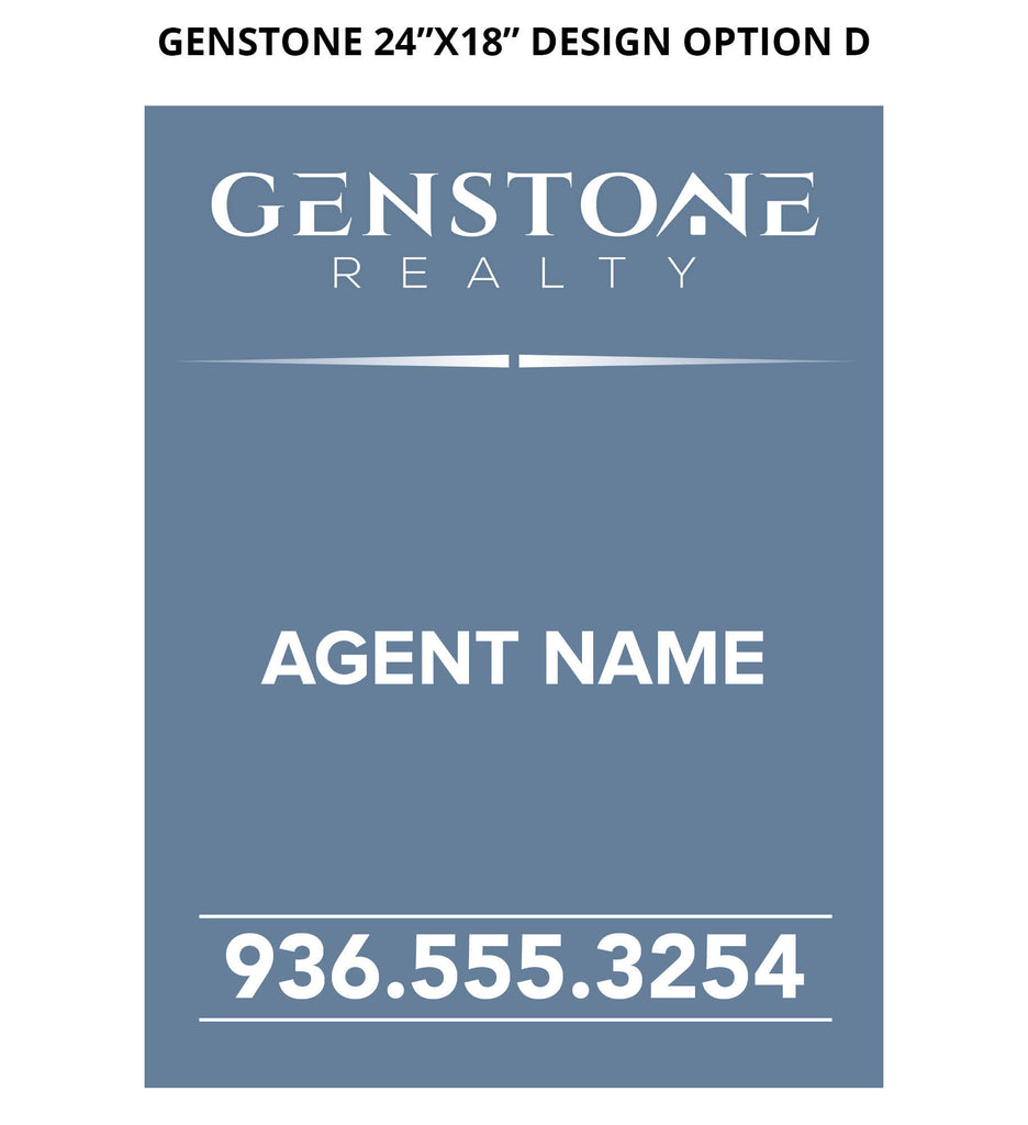 Genstone Real Estate Signs: Aluminum Boards - As low as $45 each ...