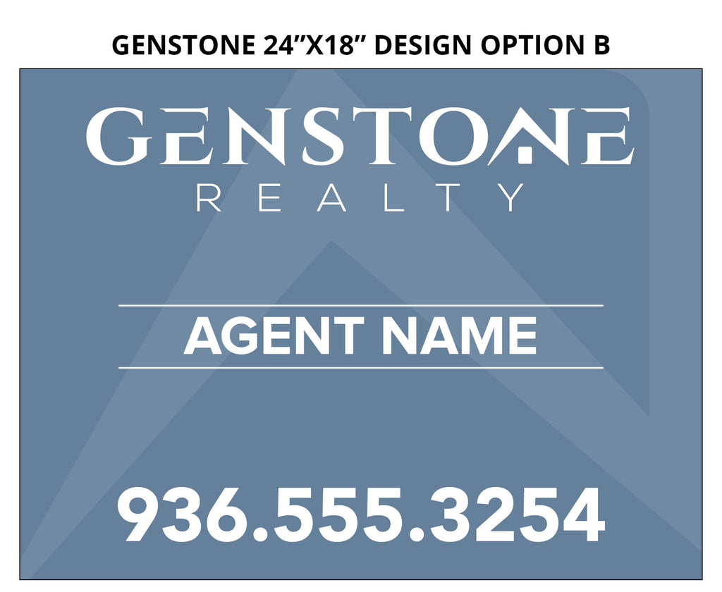 Genstone Real Estate Signs: Aluminum Boards - As low as $45 each ...