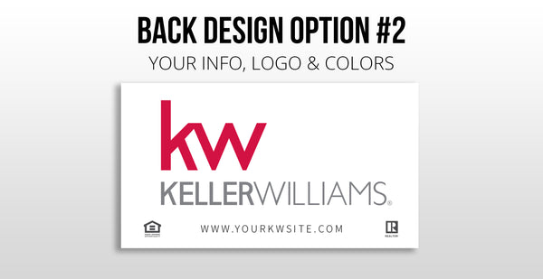 Keller Williams Business Cards: Painted Edge Cards - Thick 32 pt