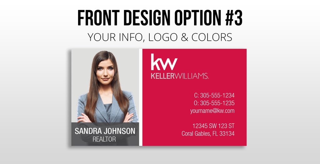 Keller Williams business card magnets – PixelsPrinted
