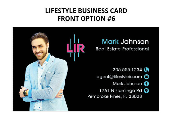 Lifestyle Realty NJ Business Cards: 16pt Silk Laminated with Spot UV