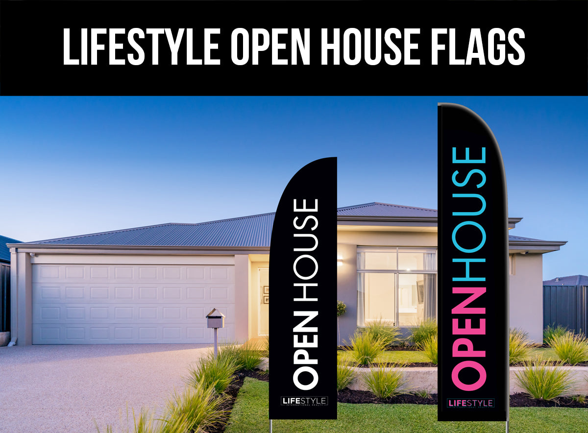 Lifestyle Open House Flags