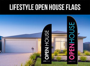 Lifestyle Open House Flags