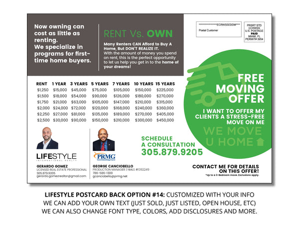 Complimentary Lifestyle Mailing - 9" X 6.25"