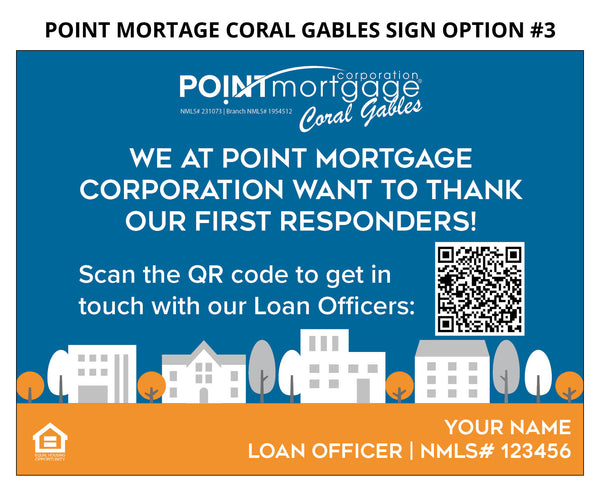 Point Mortgage Yard Signs: 4mm Coroplast - As low as $10 each