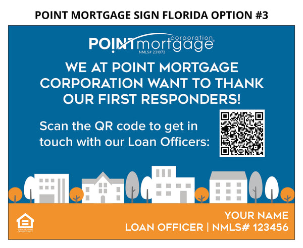 Point Mortgage Yard Signs: 4mm Coroplast - As low as $10 each