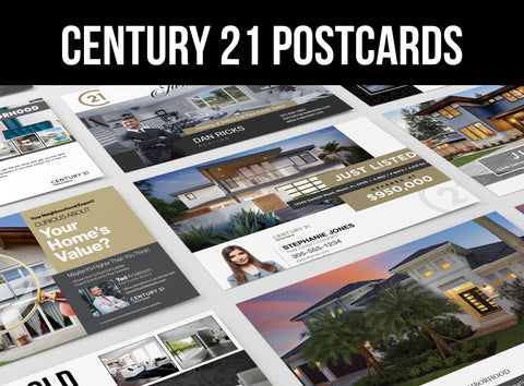 Century 21 Postcards - 9" X 6.25"