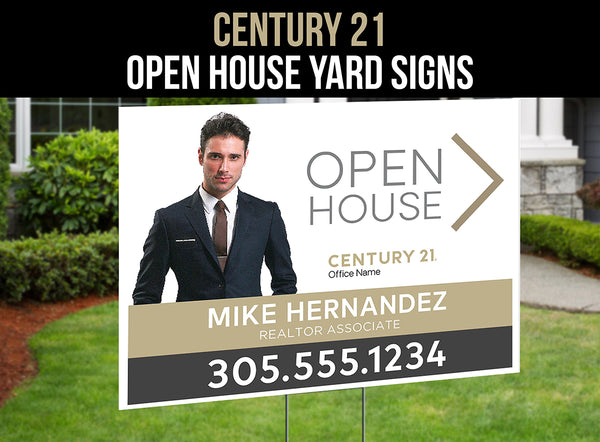 Century 21 Open House Signs: Coroplast - As low as $15 each*