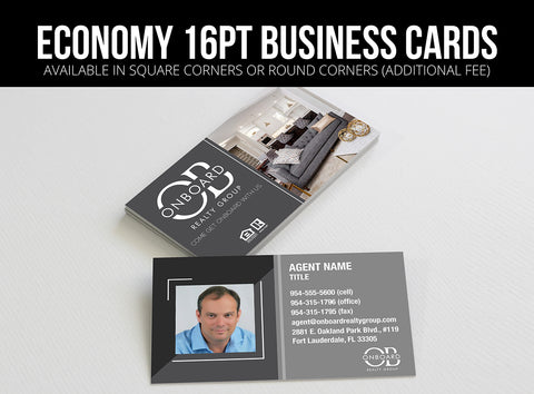 Onboard Business Cards: 16pt Matte