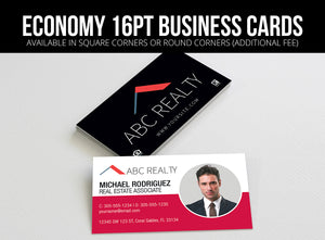 Business Cards: 16pt Economy