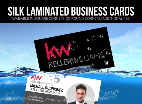 Keller Williams Business Cards: 16pt Silk Laminated